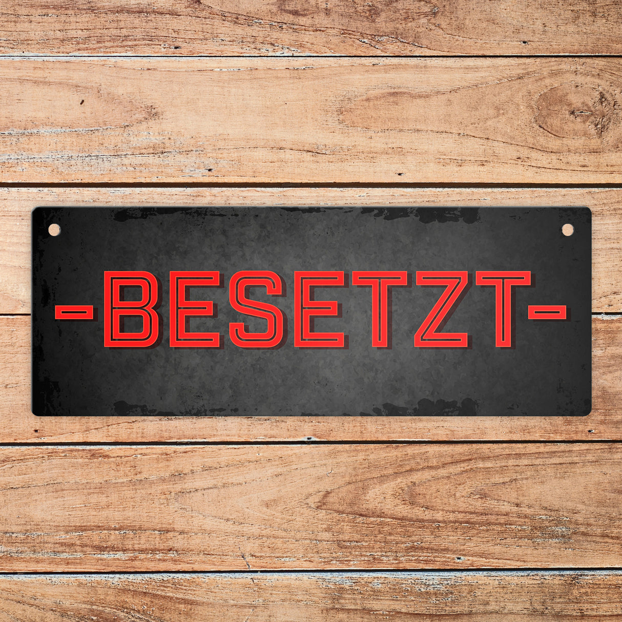 Besetzt - Frei Wendeschild mit Kordel