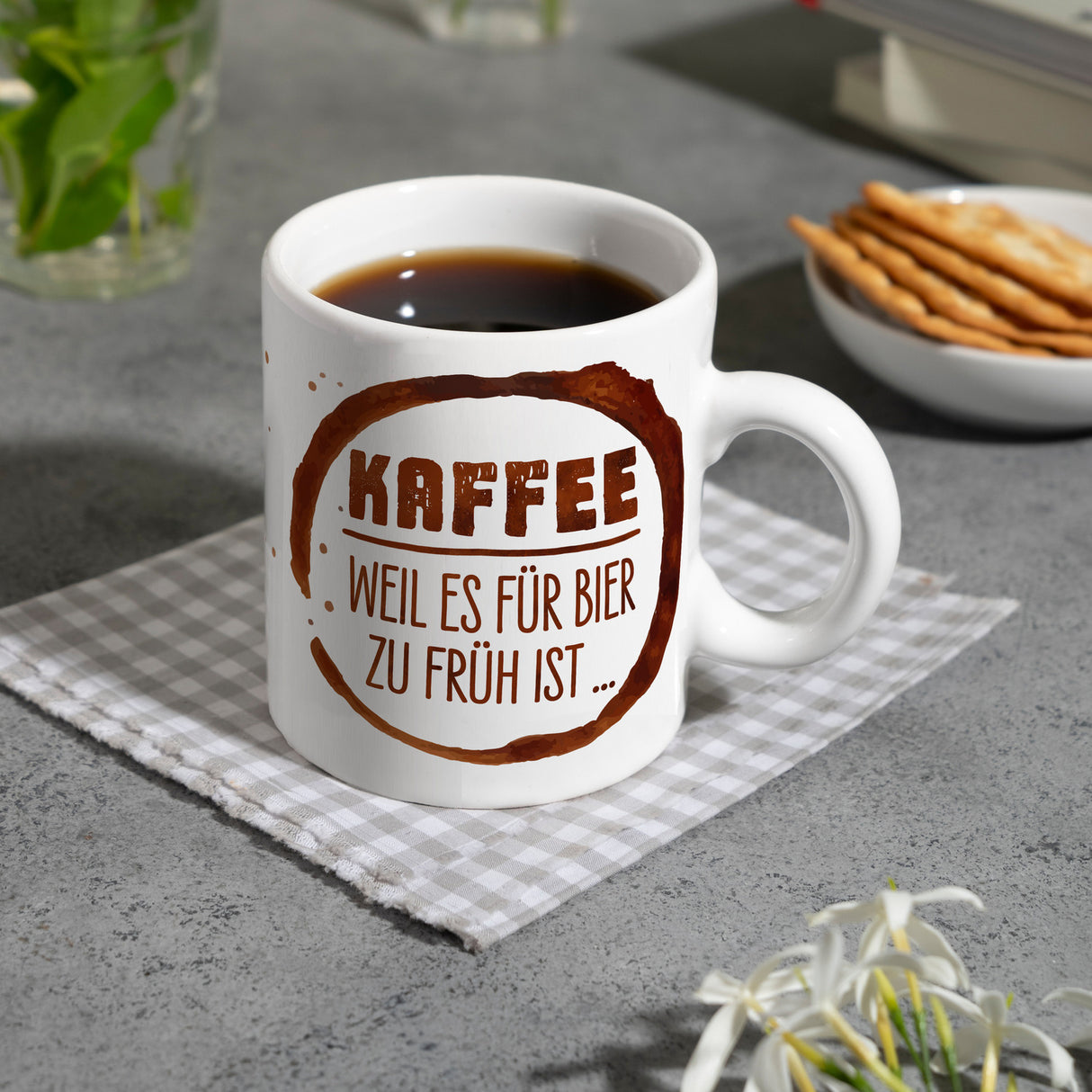 Kaffee - Weil es für Bier zu früh ist Kaffeebecher