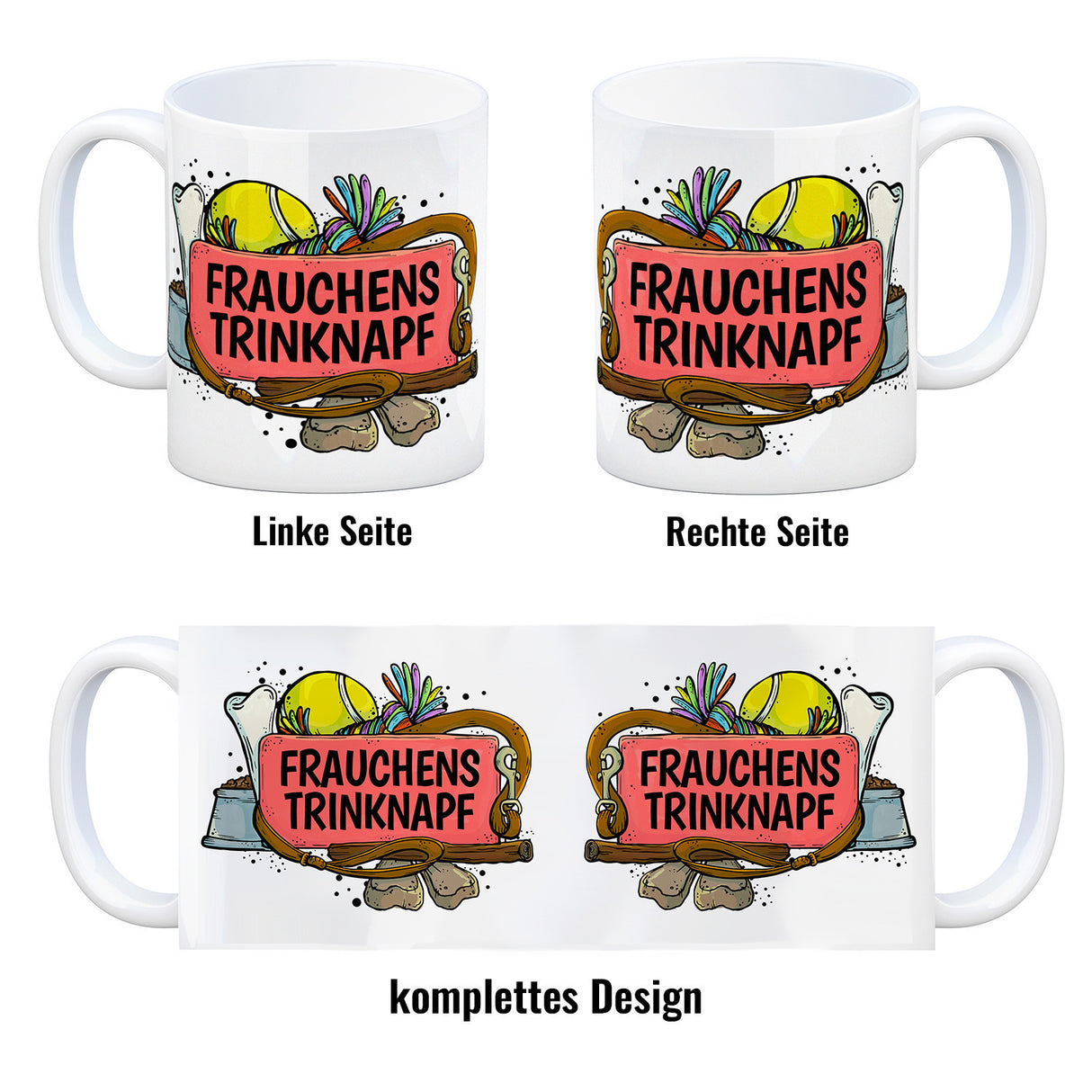 Frauchens Trinknapf Kaffeebecher