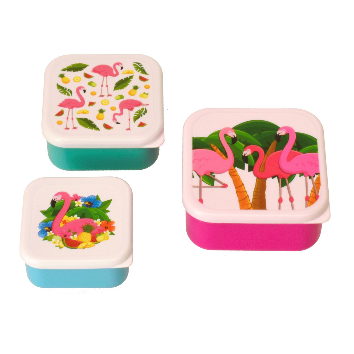 Flamingo Brotdosen im 3er Set