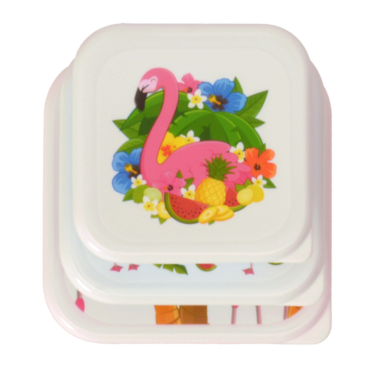 Flamingo Brotdosen im 3er Set