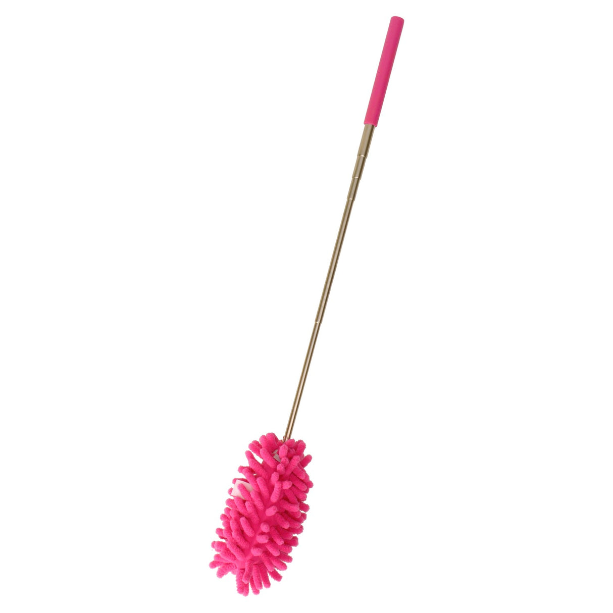 Staubwedel mit Teleskopstiel in pink