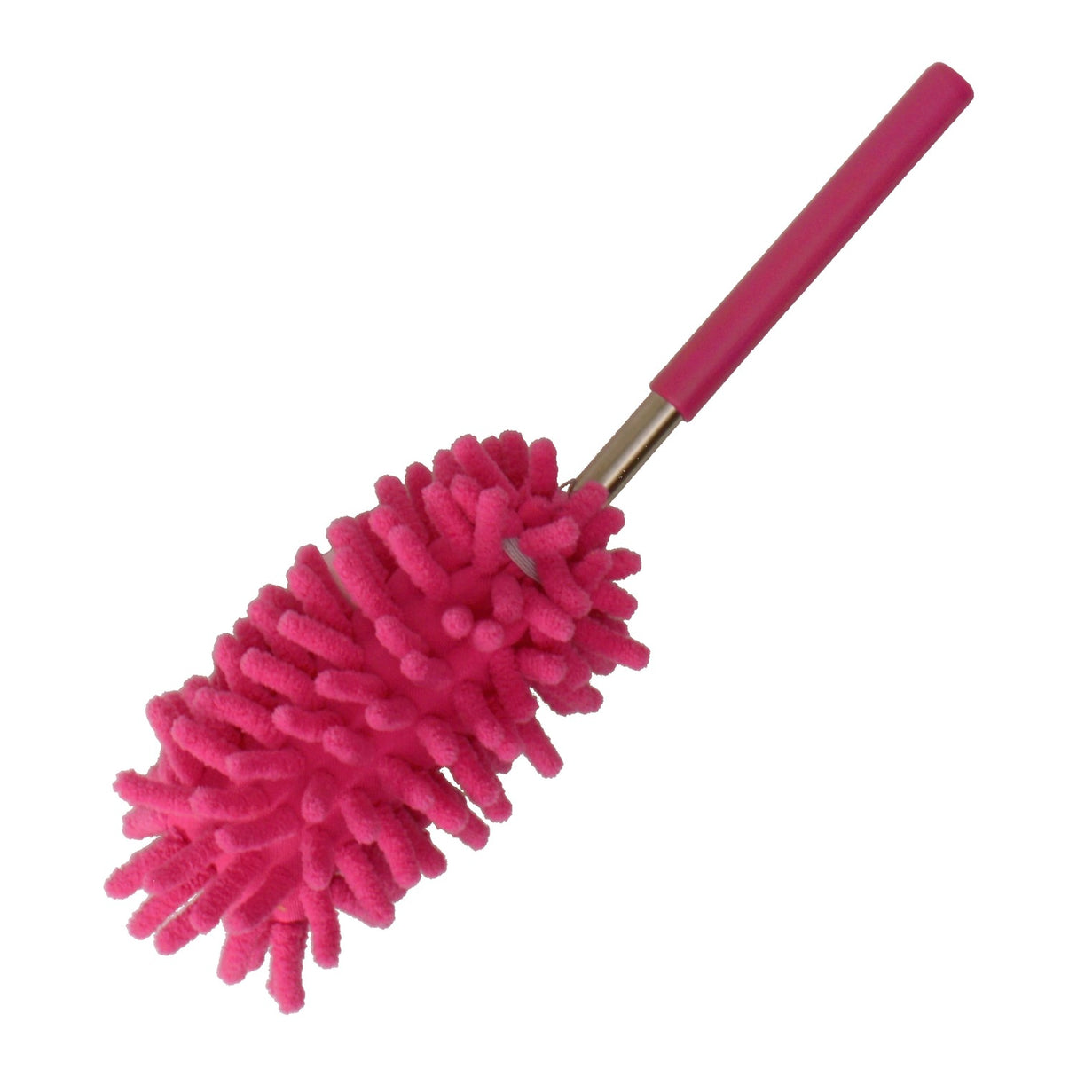 Staubwedel mit Teleskopstiel in pink