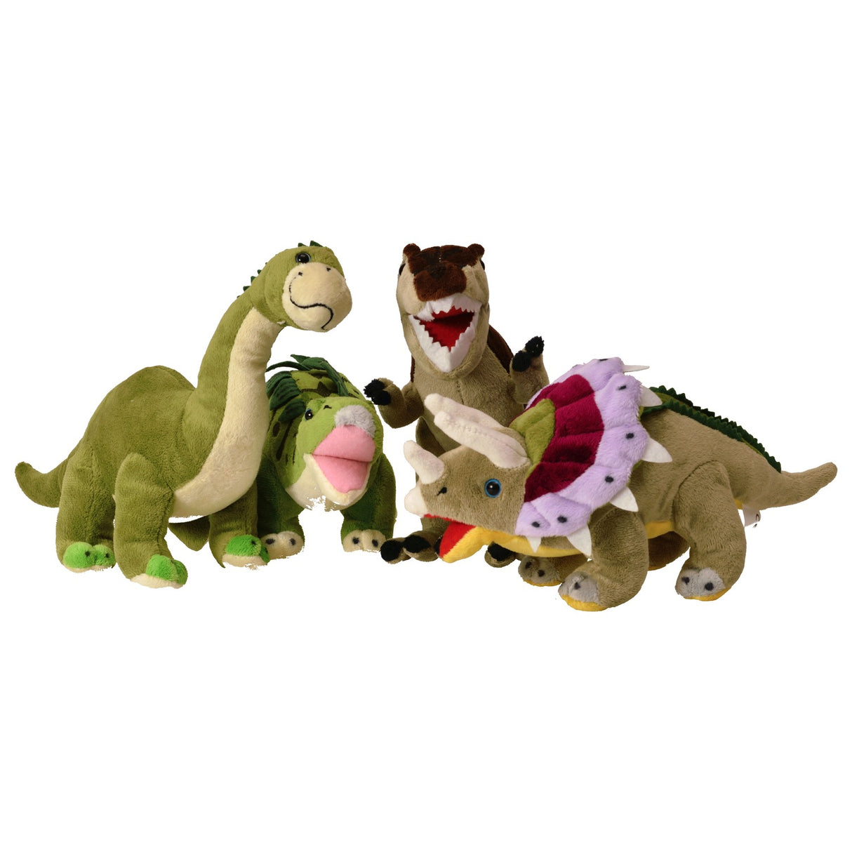 Langhals Dinosaurier Kuscheltier in hellgrün