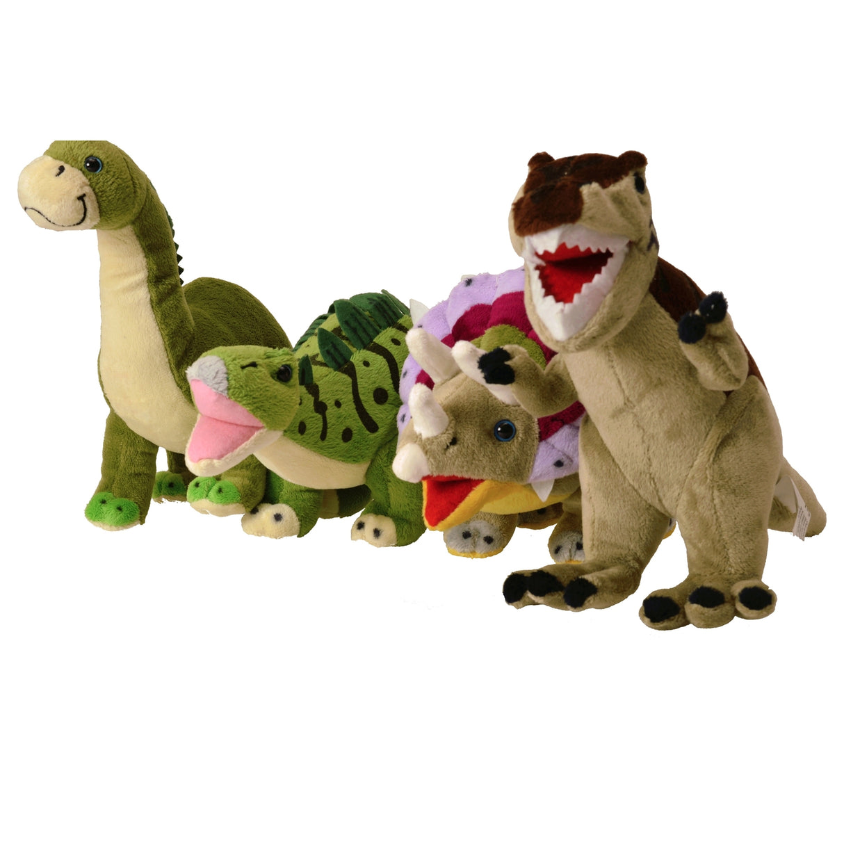 Langhals Dinosaurier Kuscheltier in hellgrün