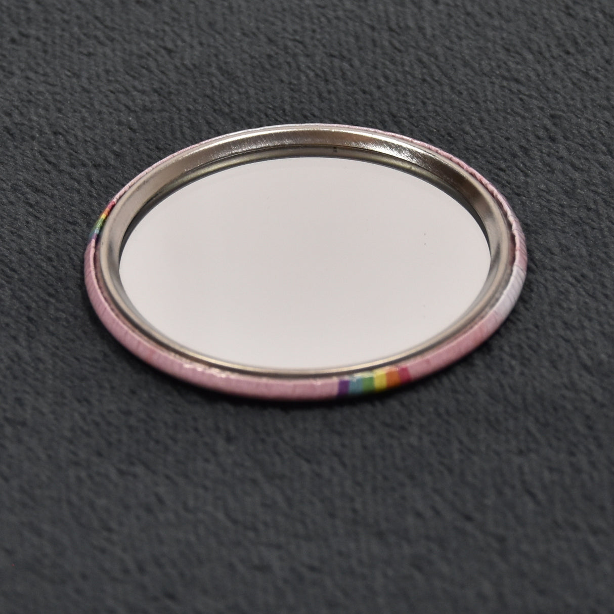 Dickes Einhorn Taschenspiegel mit Echtglas