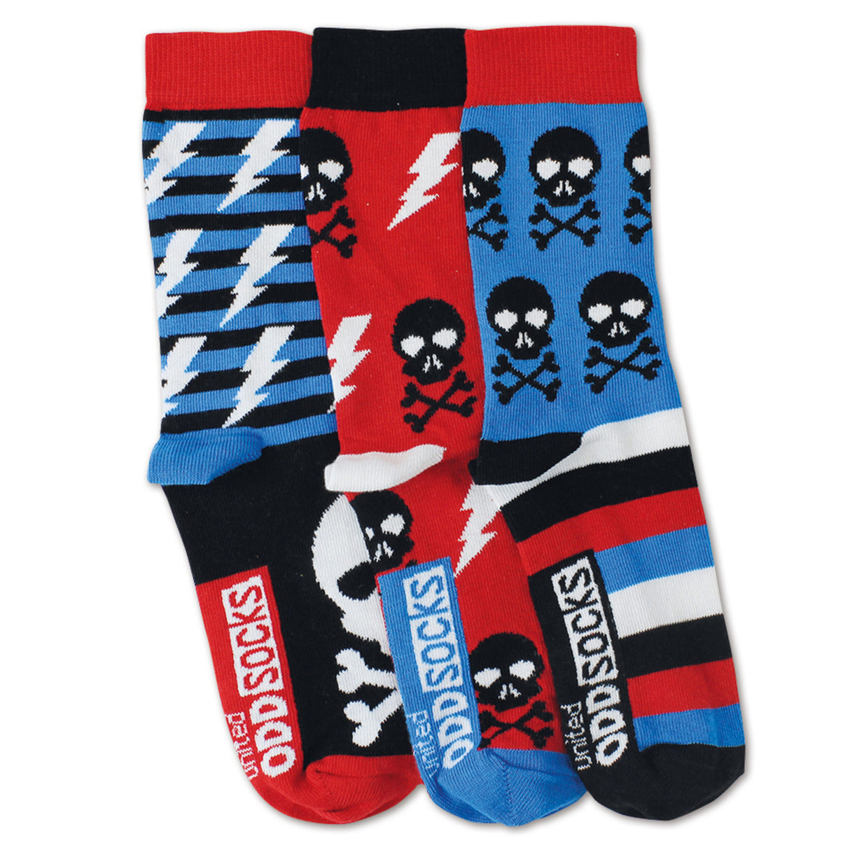 Oddsocks Skull Totenkopf Socken im 3er Set