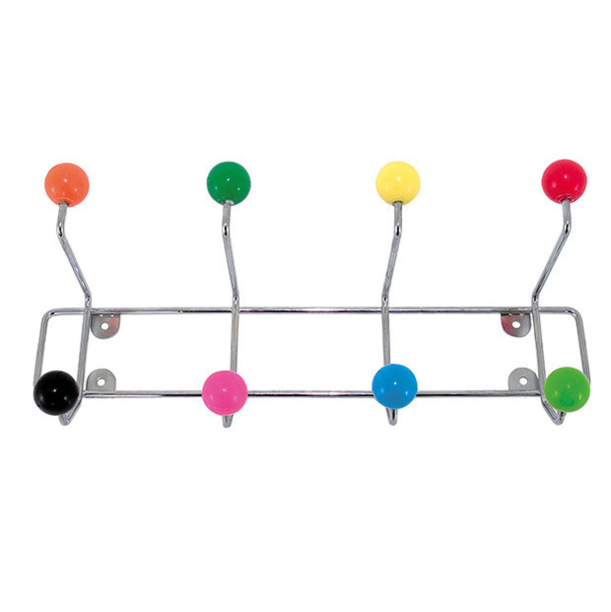 Saturnus Garderobe mit 8 bunten Haken