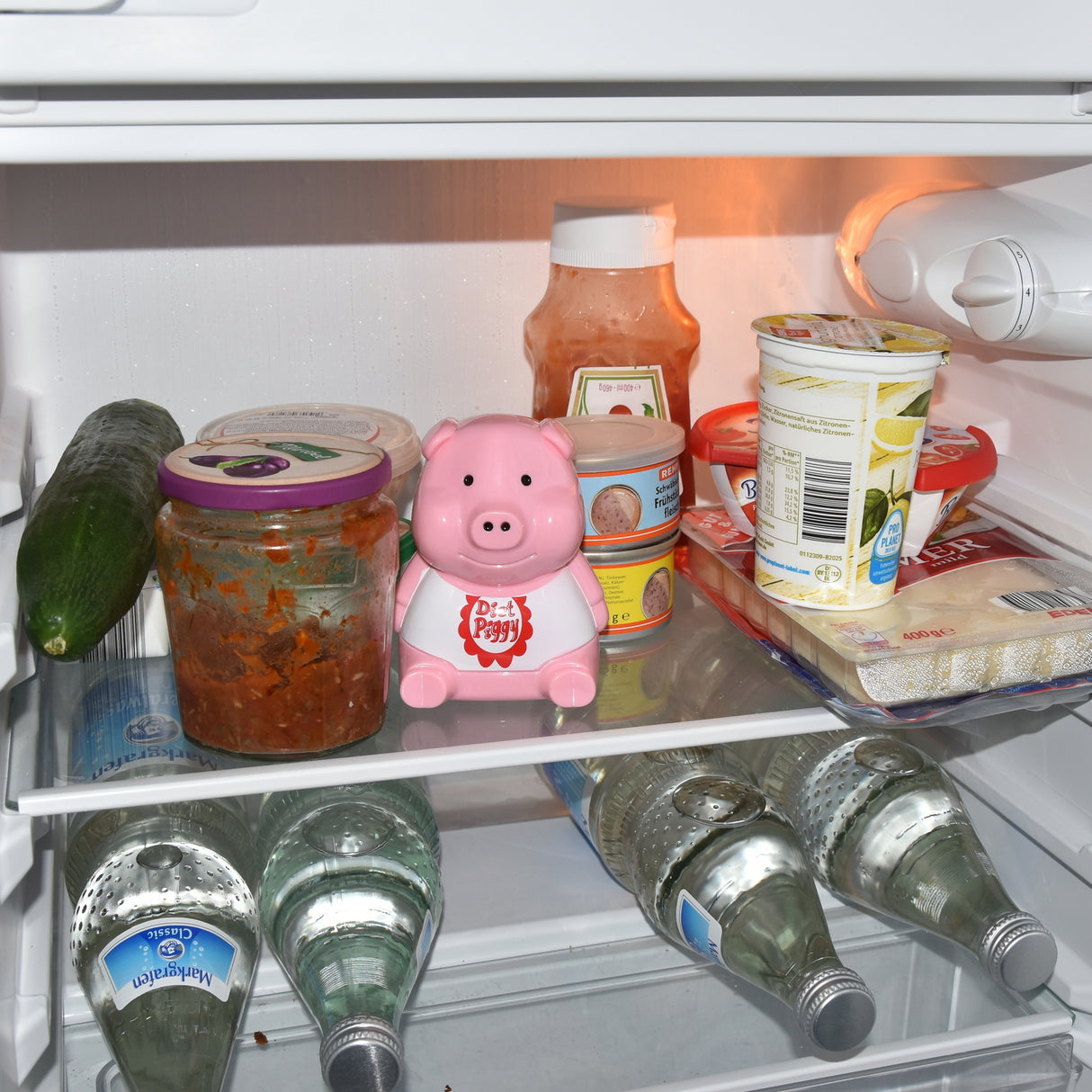 Diätschwein Scherzartikel für den Kühlschrank