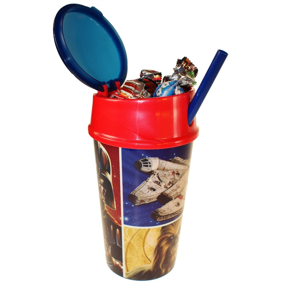 Star Wars Charaktere Trinkbecher mit Snackfach