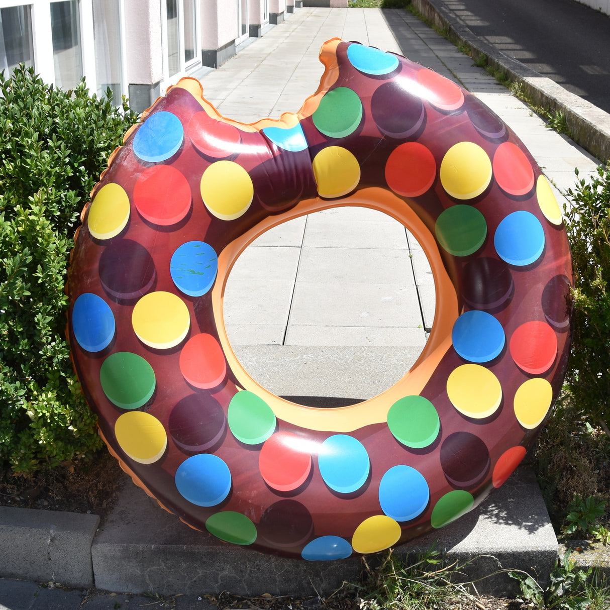 Donut Schwimmring in braun