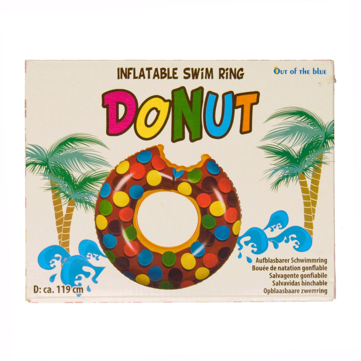 Donut Schwimmring in braun