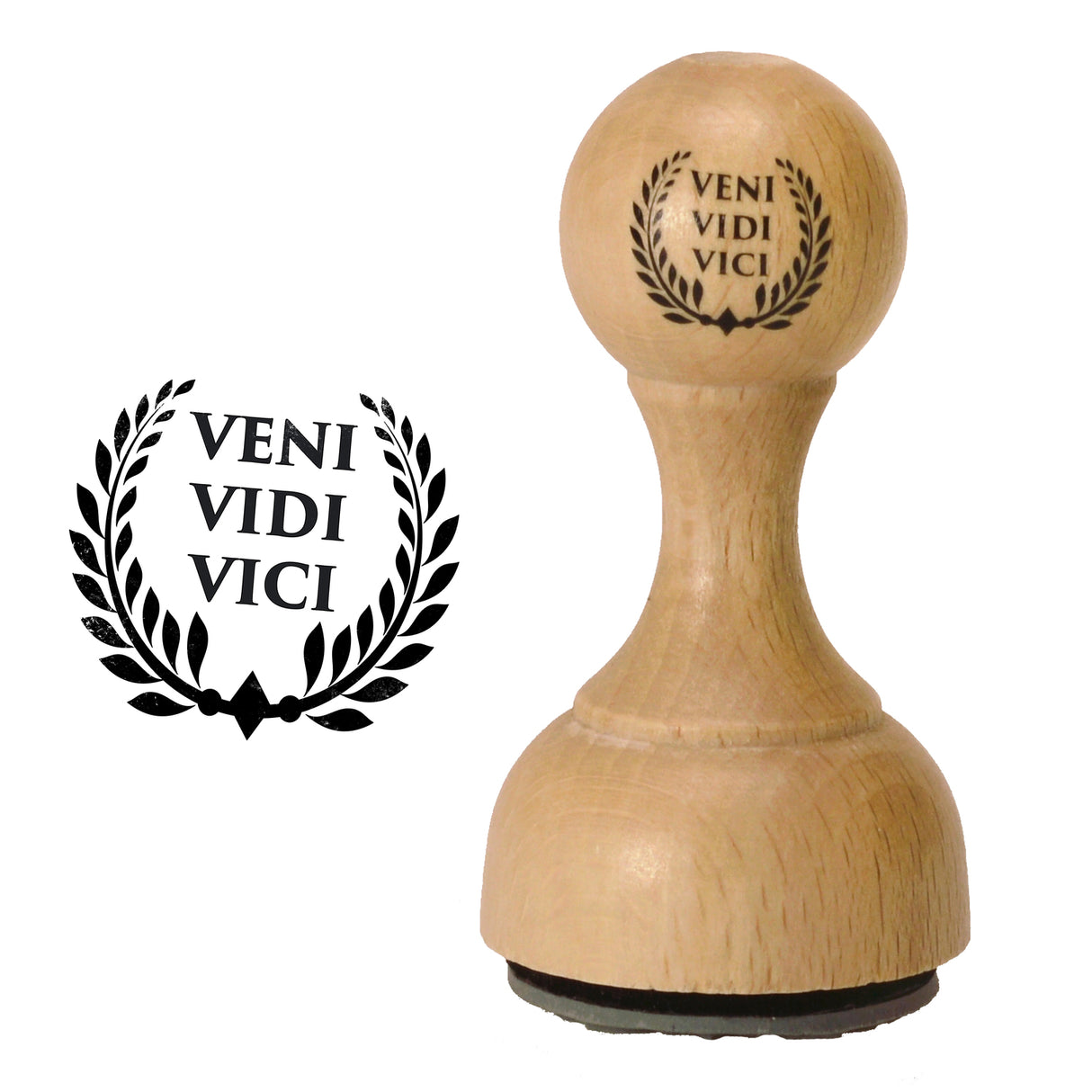 Veni Vidi Vici Holzstempel