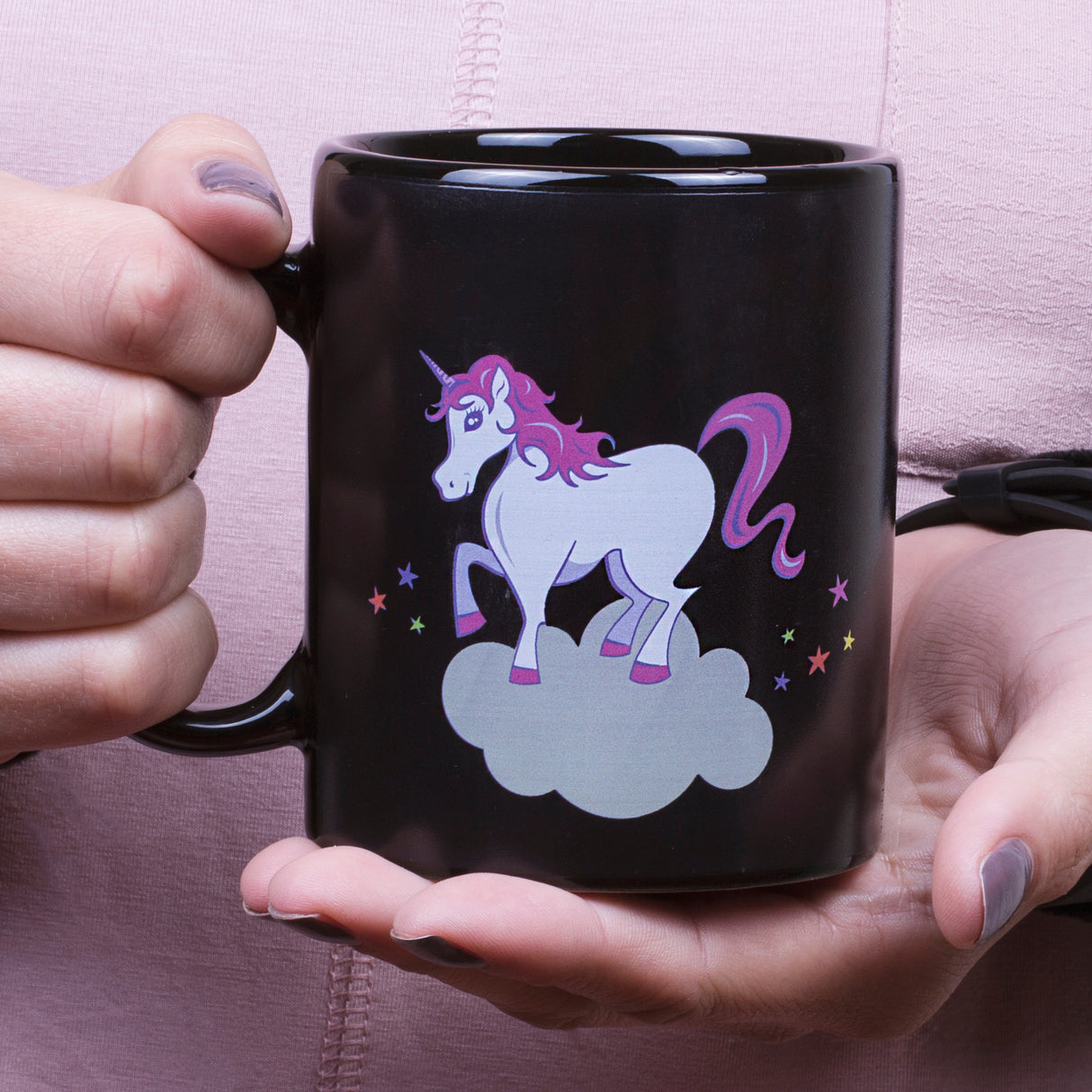 Einhorn auf Wolke Kaffeebecher mit Wärmeeffekt