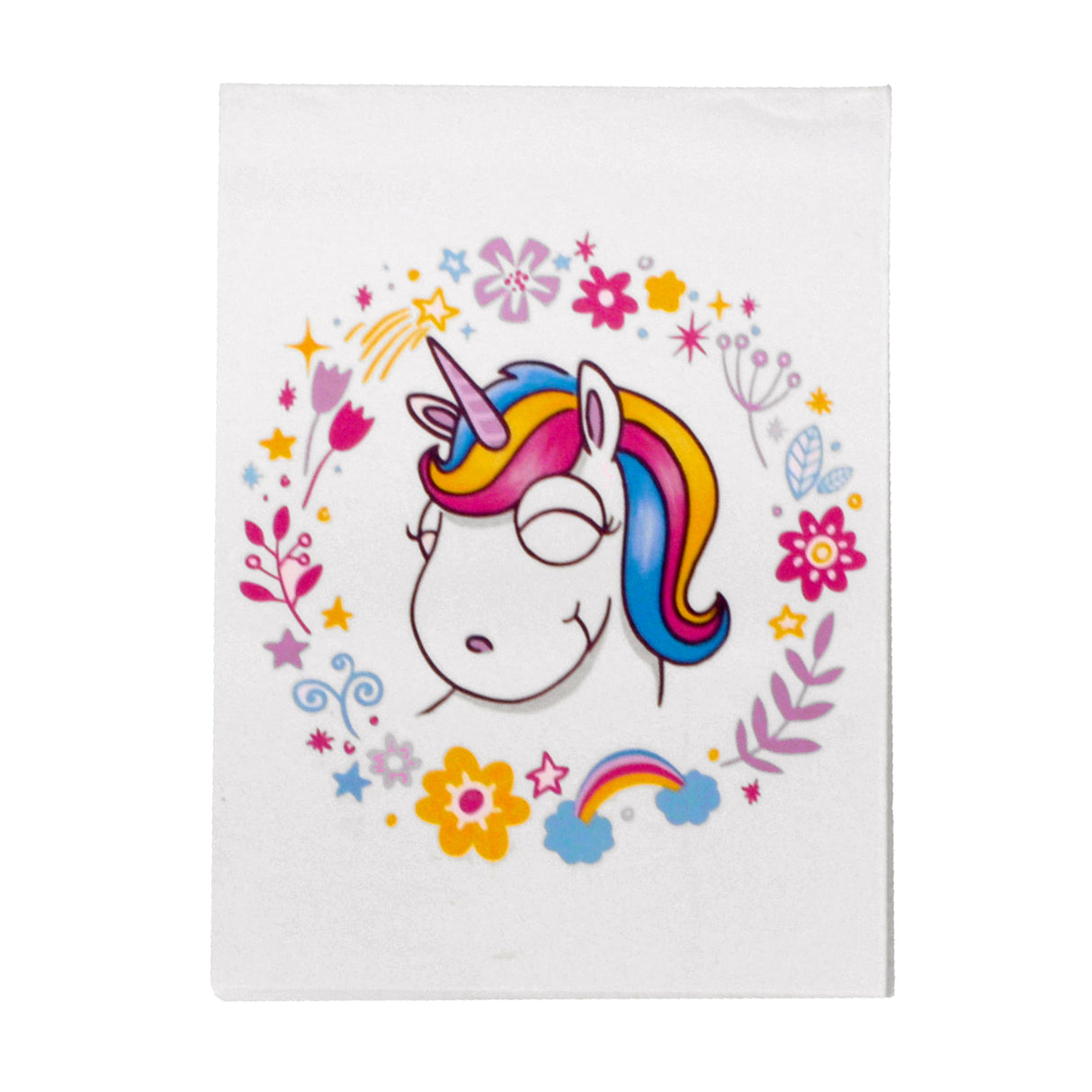 Comic-Einhorn Notizblock in A7