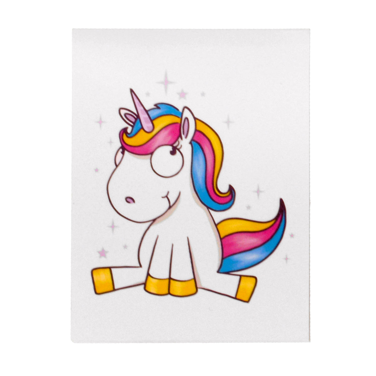Comic-Einhorn Notizblock in A7