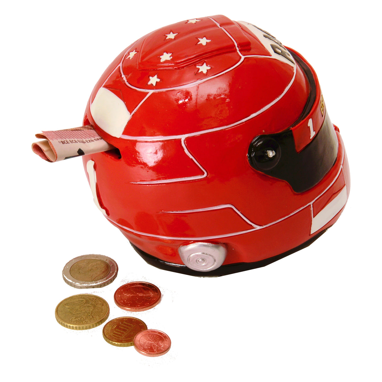 Motorradhelm Spardose