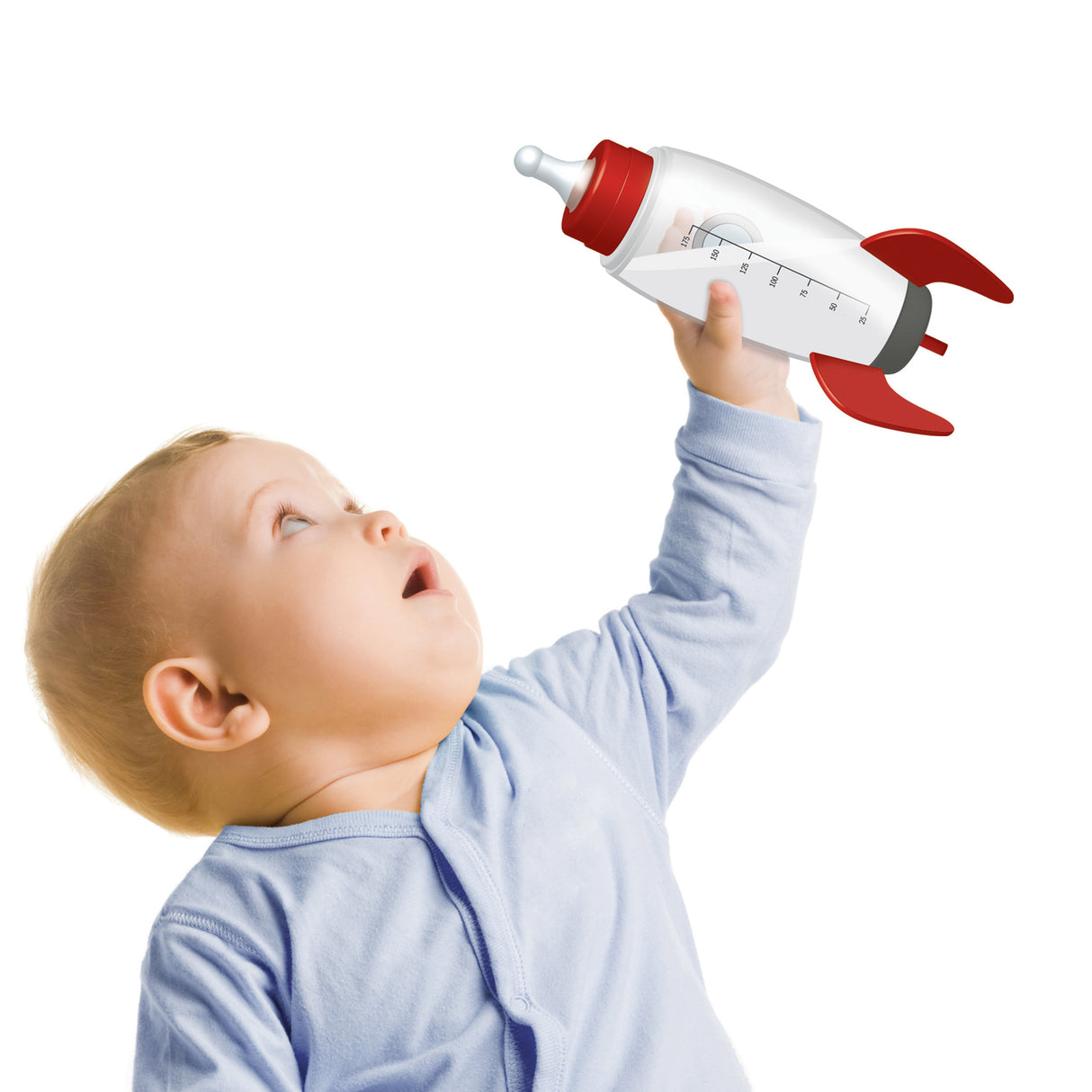 Rakete Babyflasche
