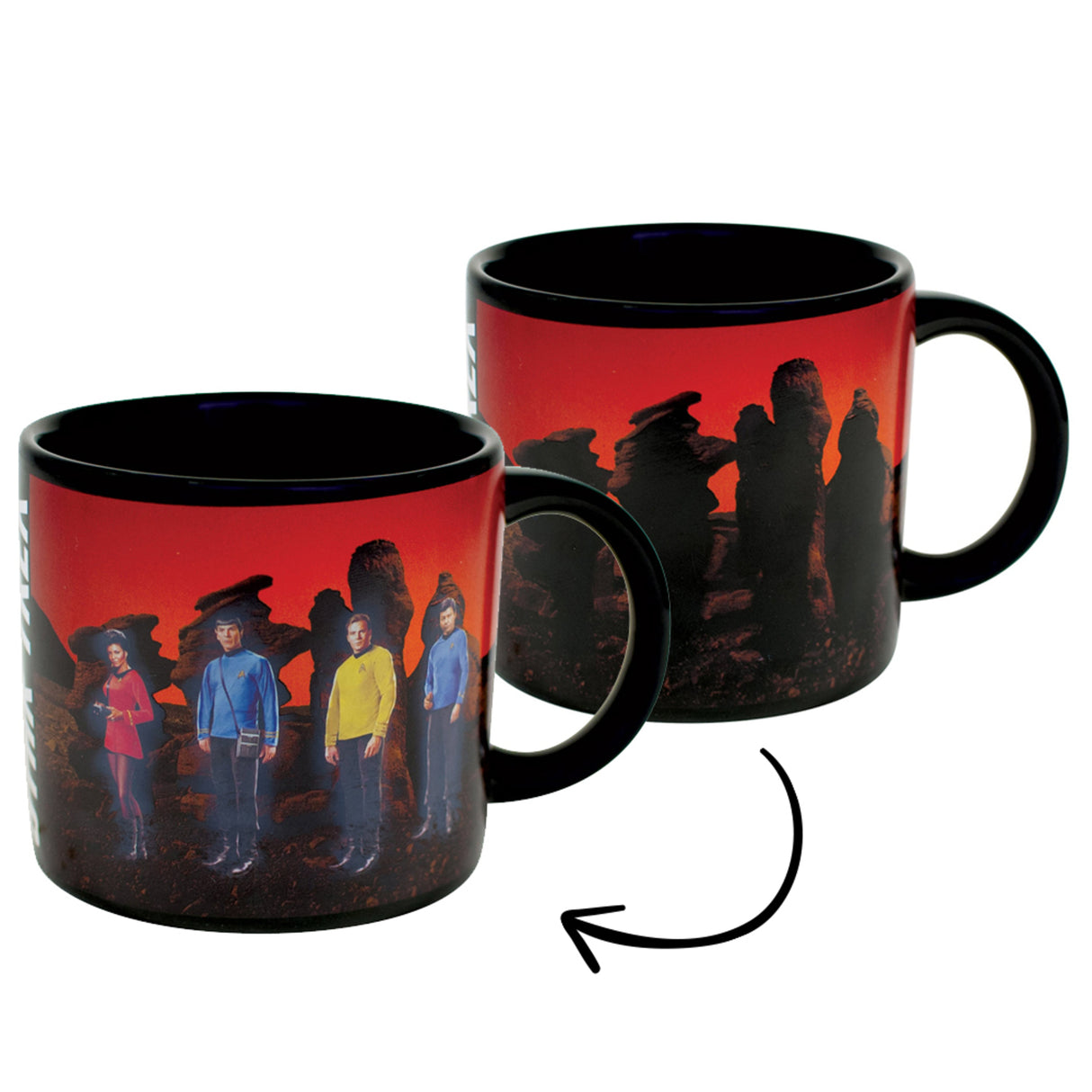 Star Trek Transporter Kaffeebecher mit Wärmeeffekt