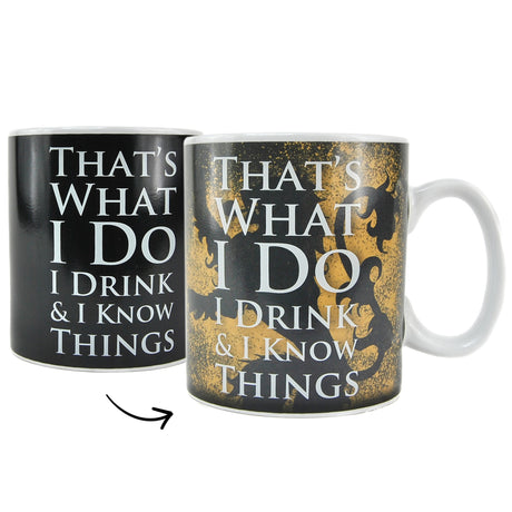 Game of Thrones Tyrion Lannister Kaffeebecher mit Wärmeeffekt