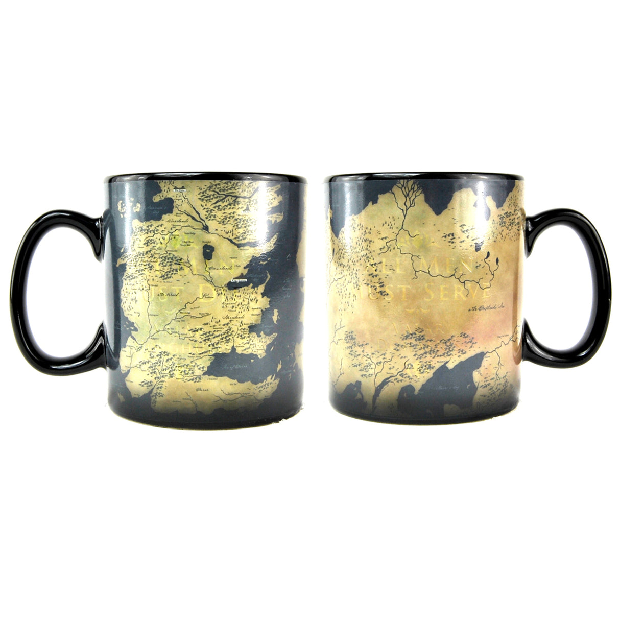 Game of Thrones Karte von Westeros Kaffeebecher mit Wärmeeffekt