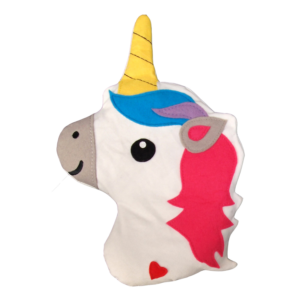 Einhorn-Kopf Körnerkissen