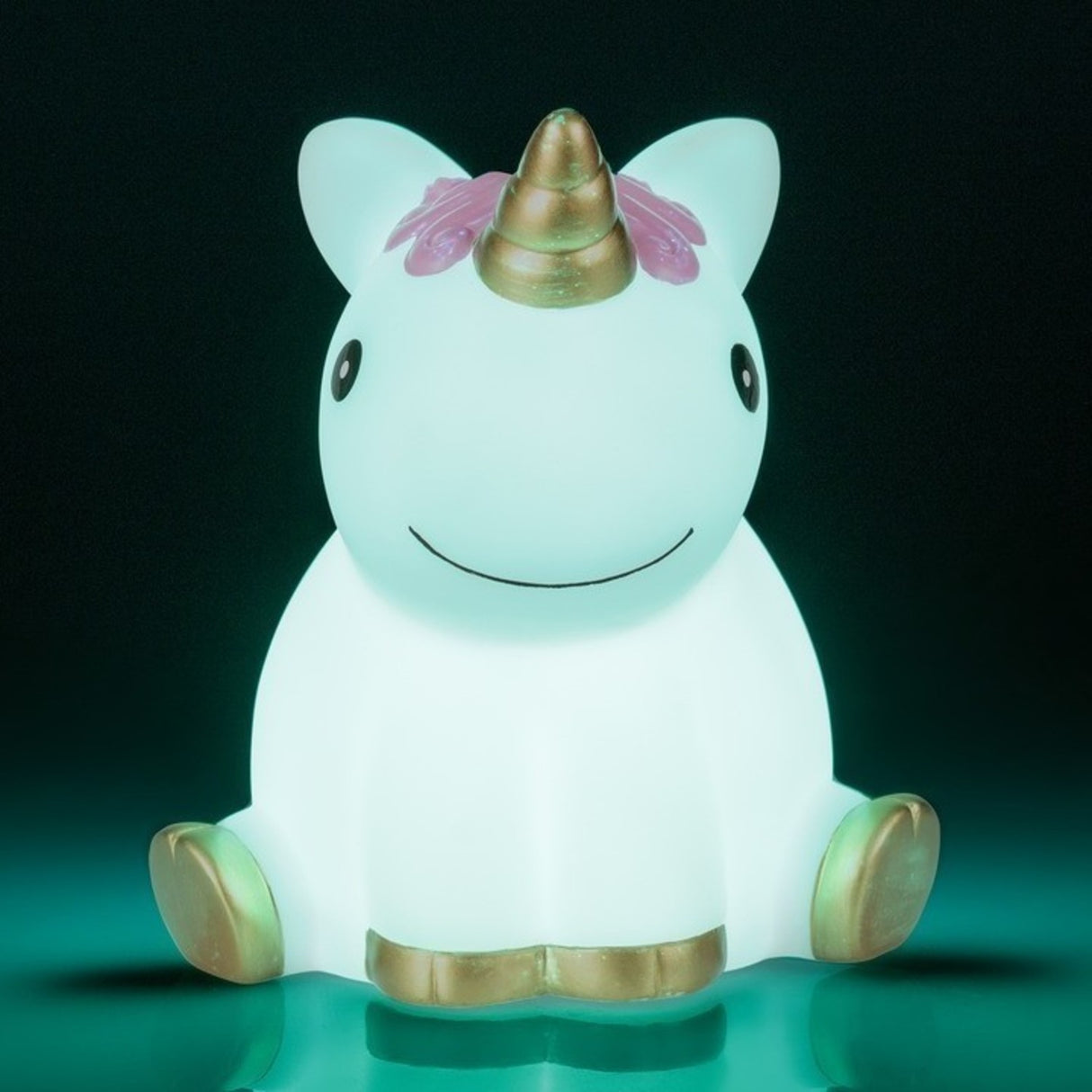 Einhorn Dekolampe mit pinker Mähne