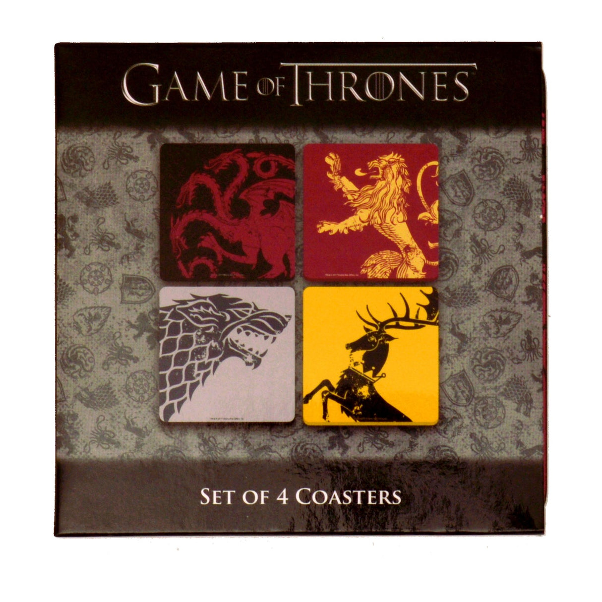 Game of Thrones Häuser Untersetzer im 4er Set