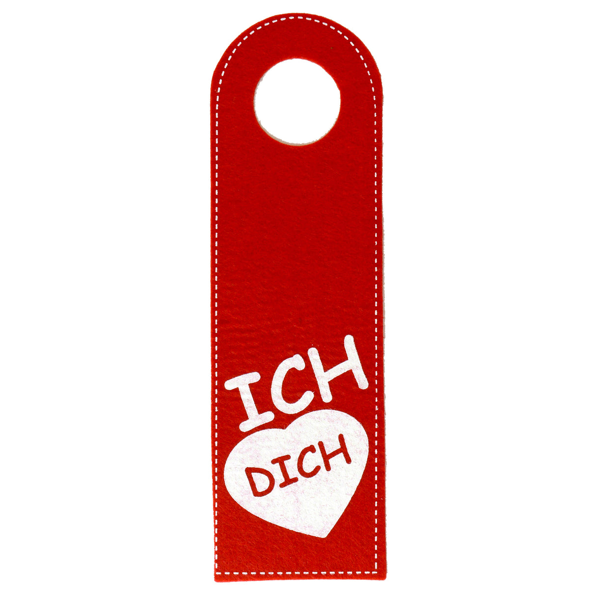 Ich liebe dich Türhänger in rot