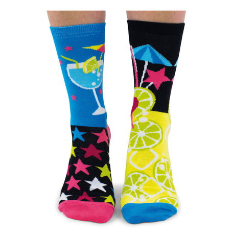 Mojitoes Cocktail Oddsocks Socken in 37-42 im 6er Set