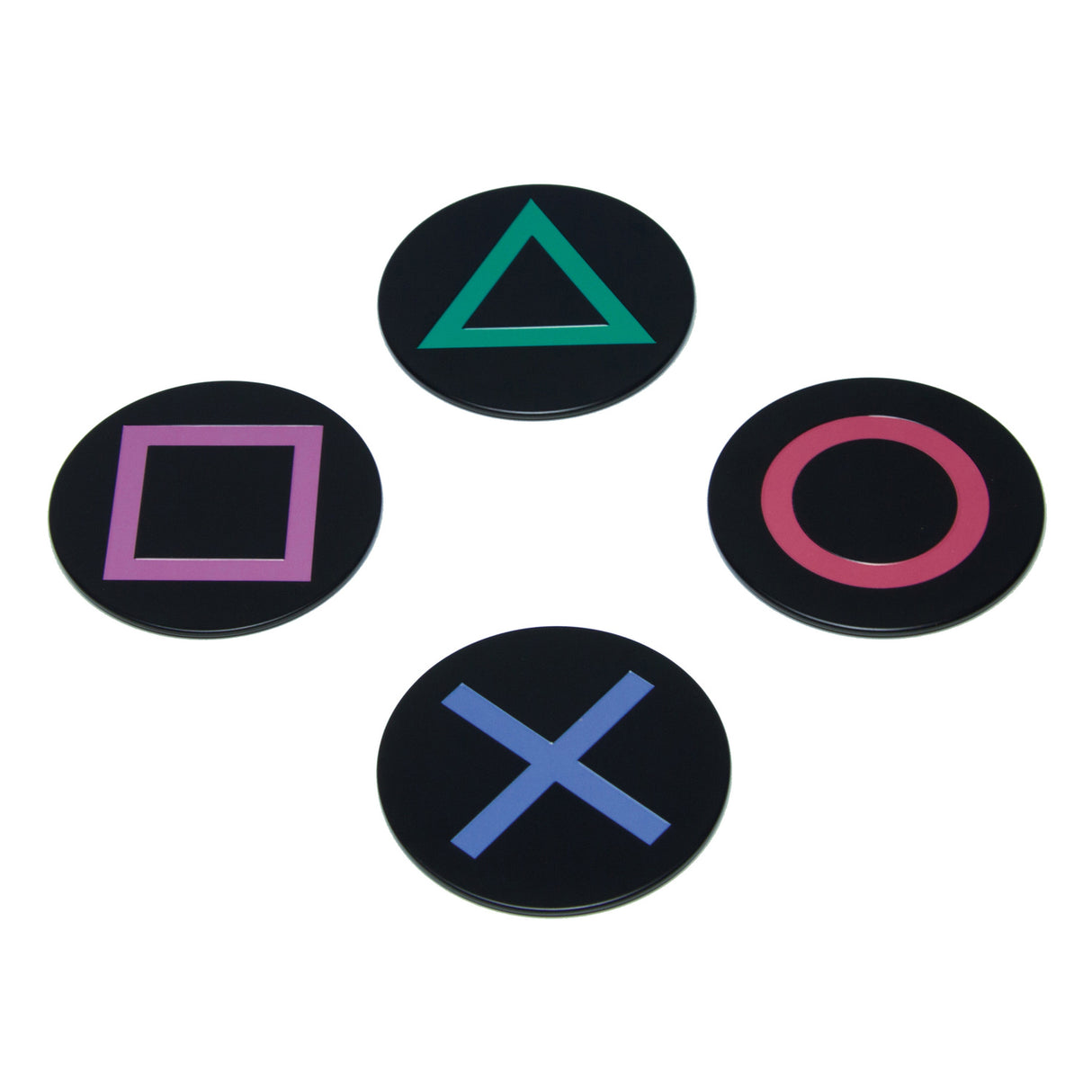 PlayStation Untersetzer aus Metall im 4er Set