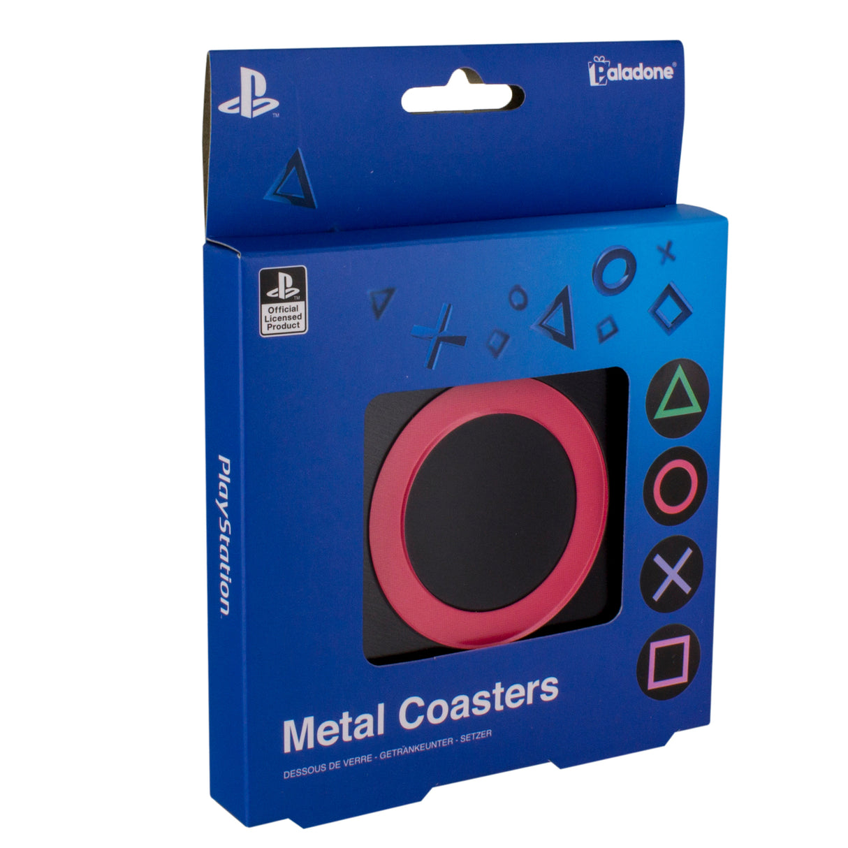 PlayStation Untersetzer aus Metall im 4er Set