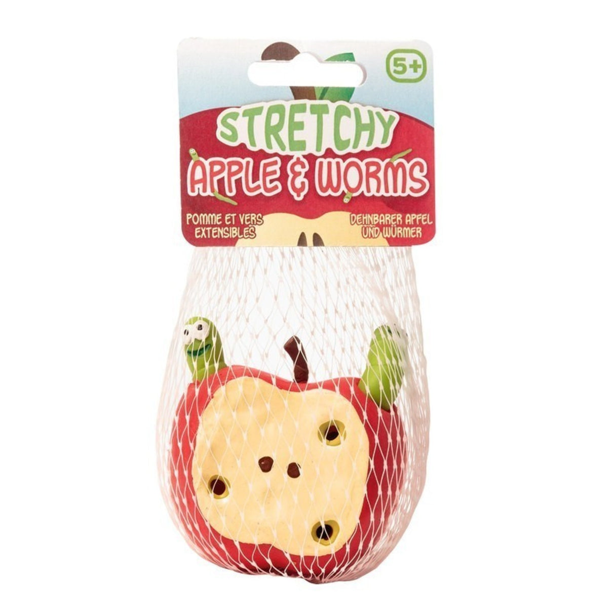 Apfel mit Würmern Stressball