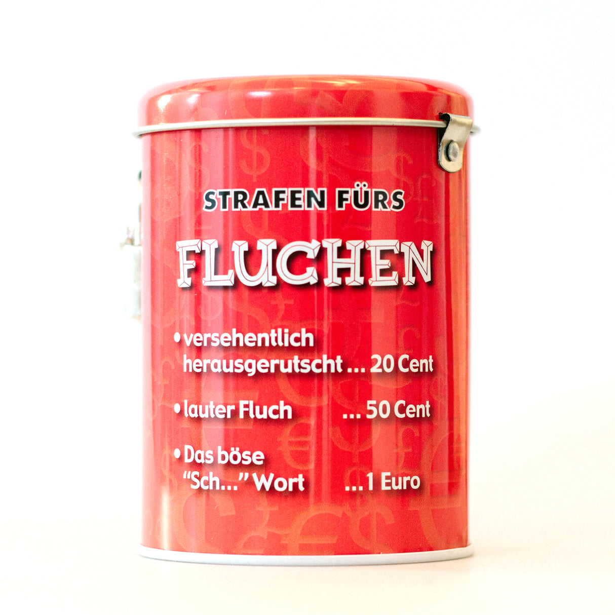 Fluchen Spardose mit Schloss und Schlüssel