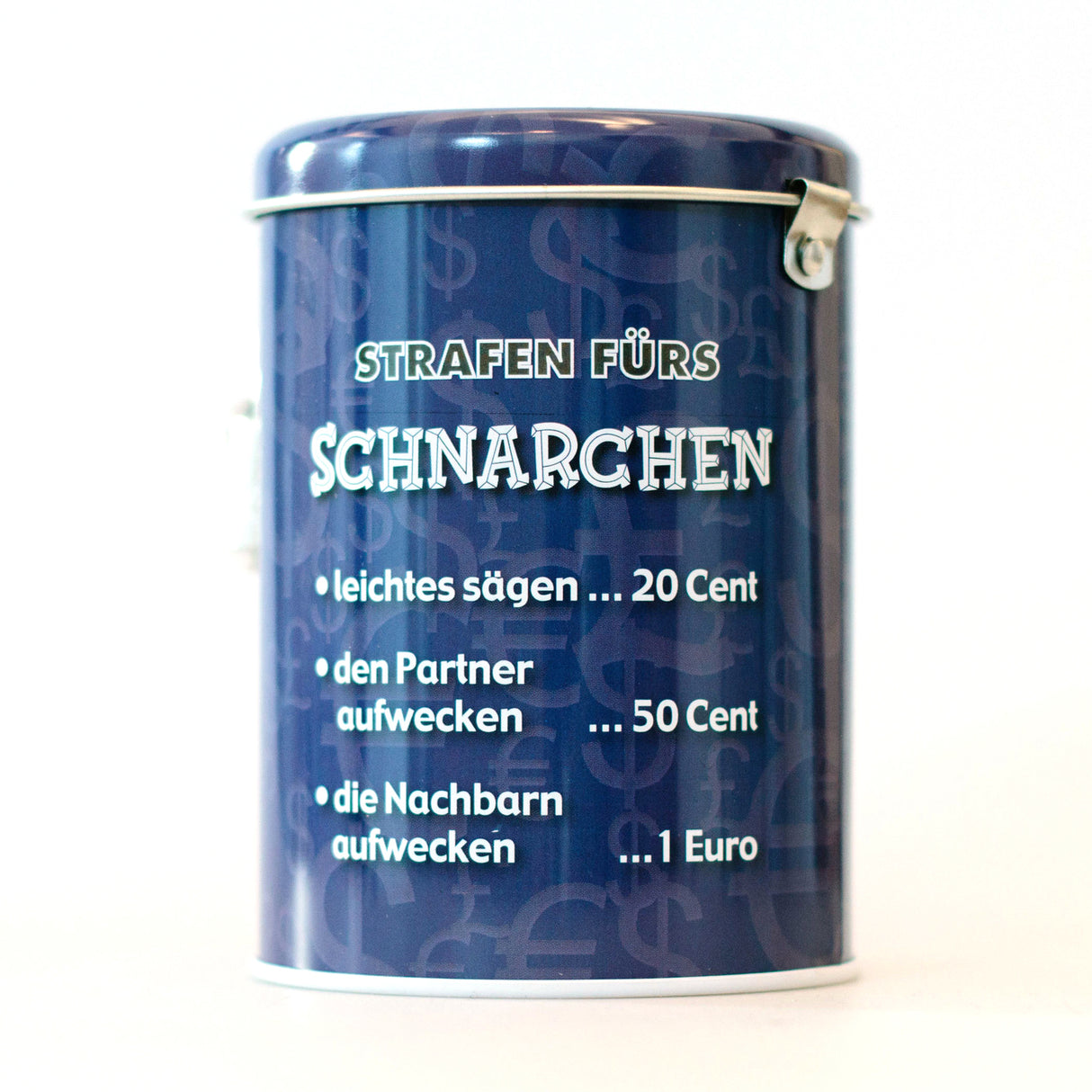 Schnarchen Spardose mit Schloss und Schlüssel