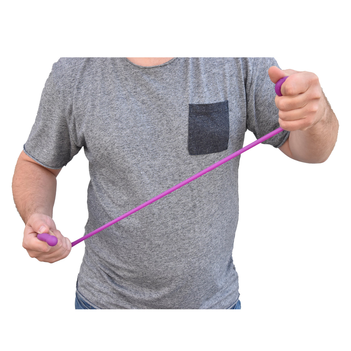 Stretch-Schnur Stressball in lila