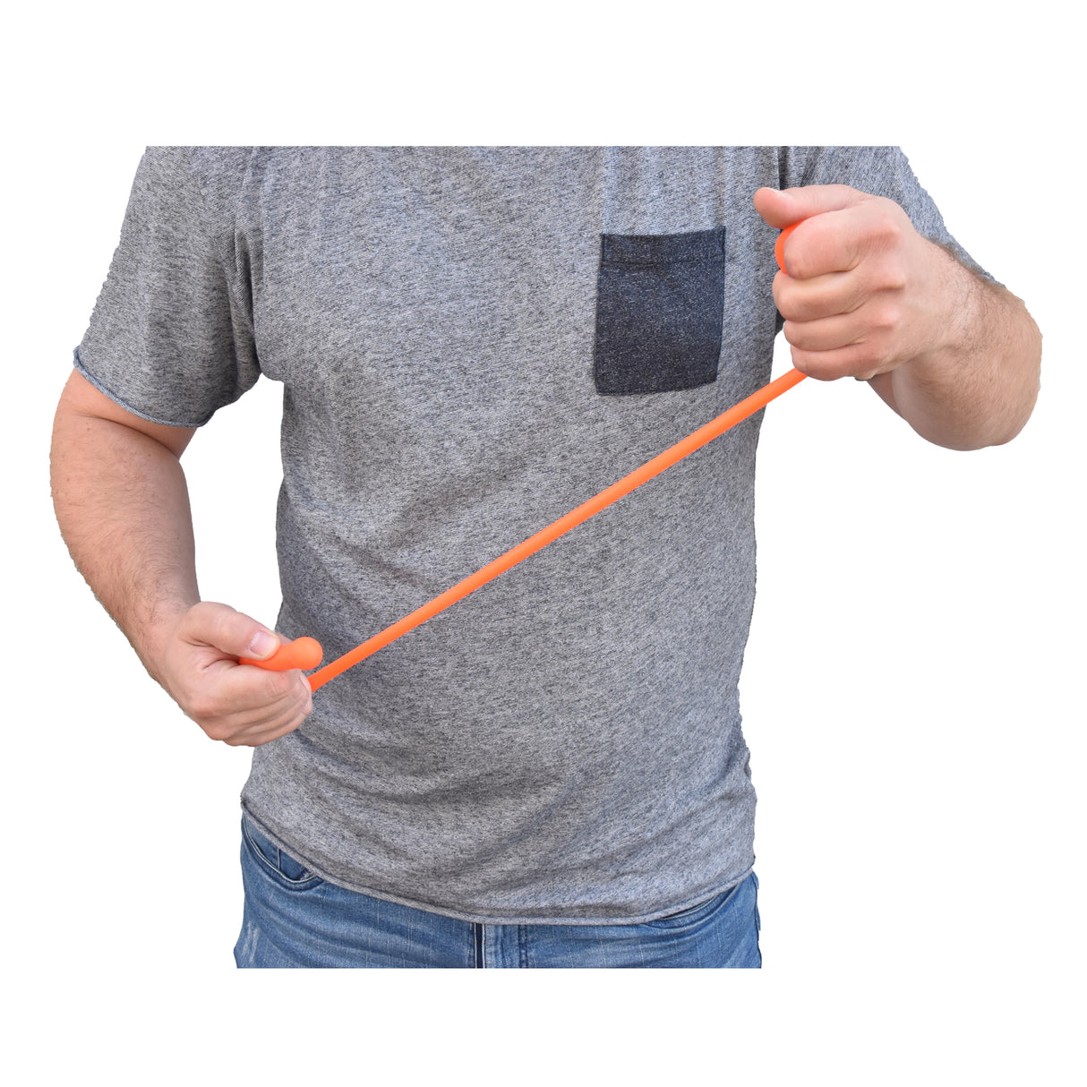 Stretch-Schnur Stressball in orange