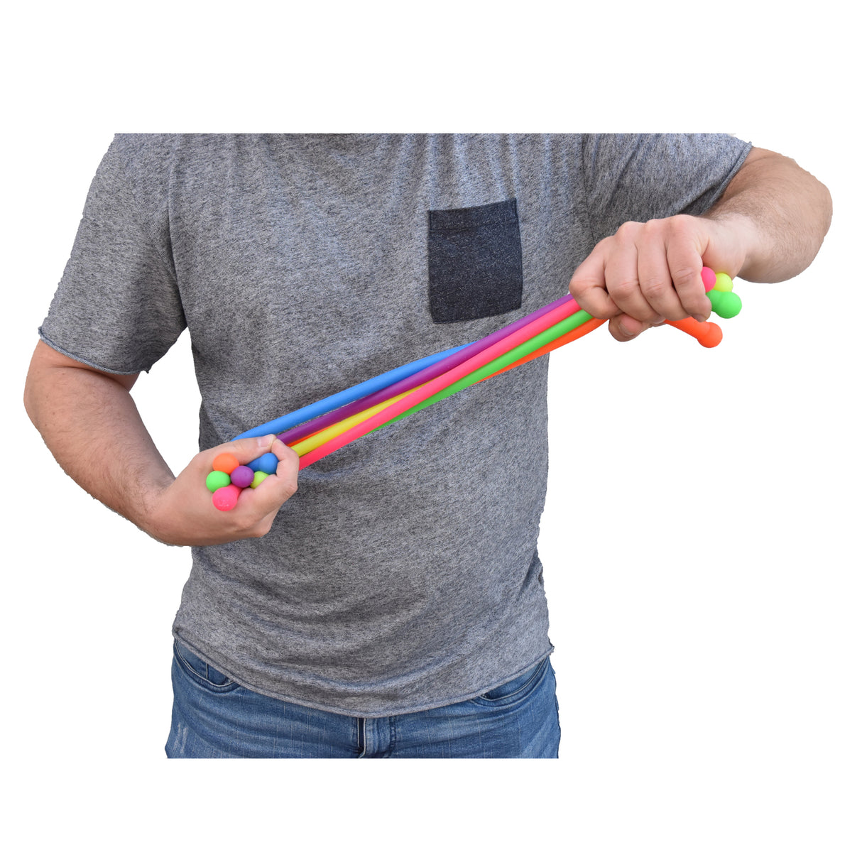 Stretch-Schnur Stressball in lila