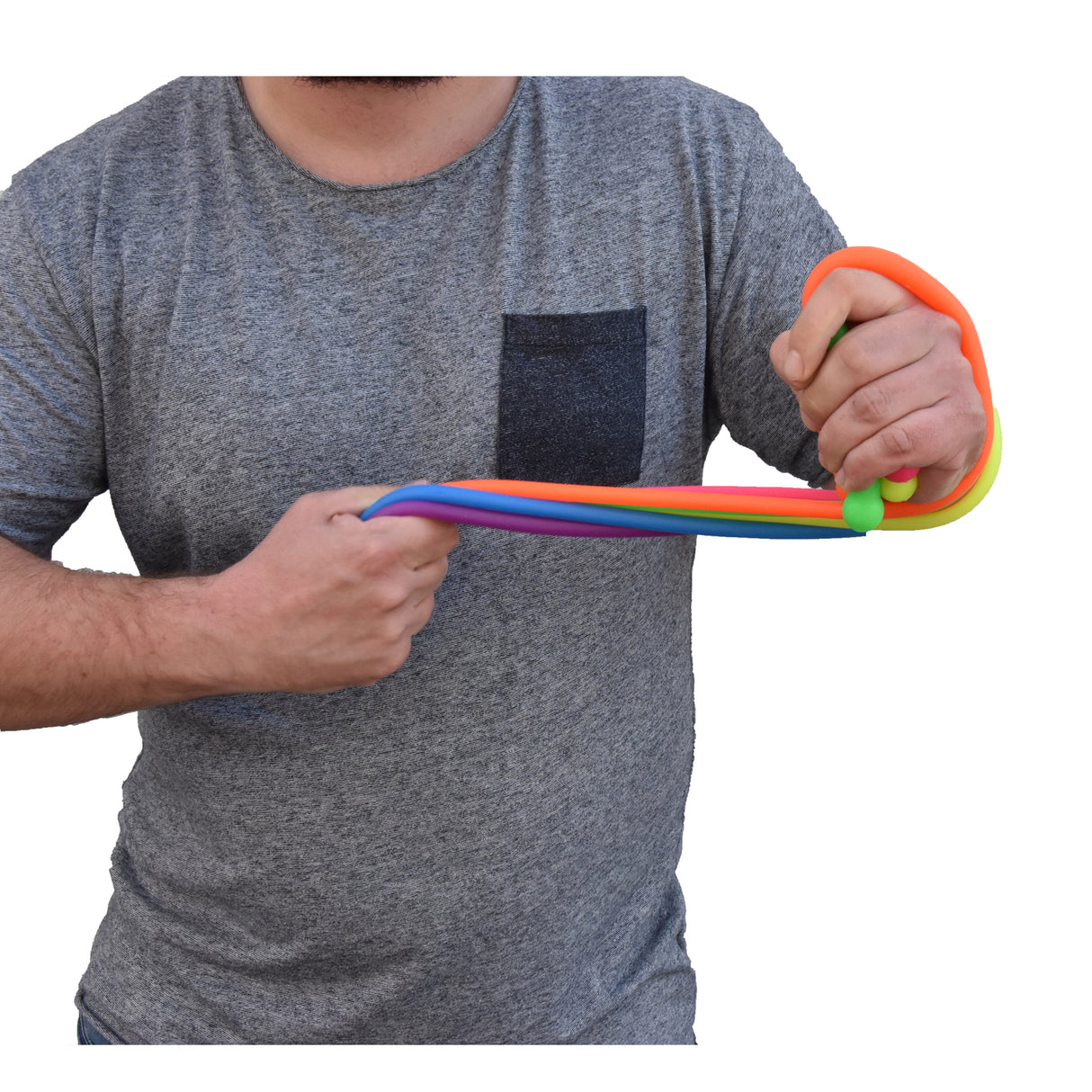 Stretch-Schnur Stressball in lila