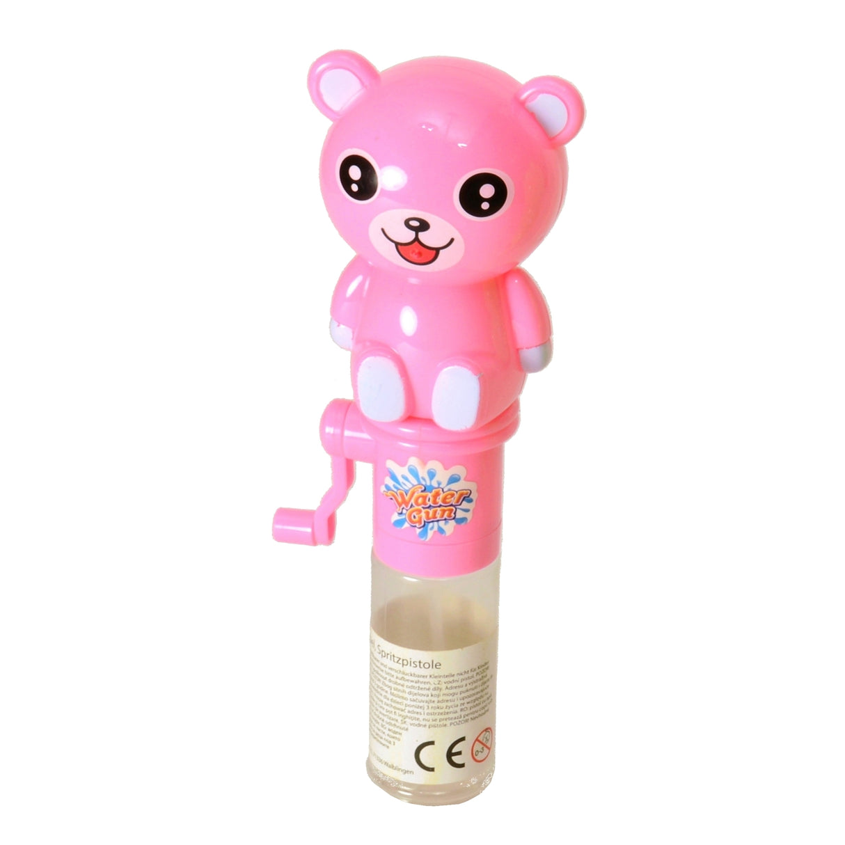 Kurbel-Bär Wasserpistole in rosa
