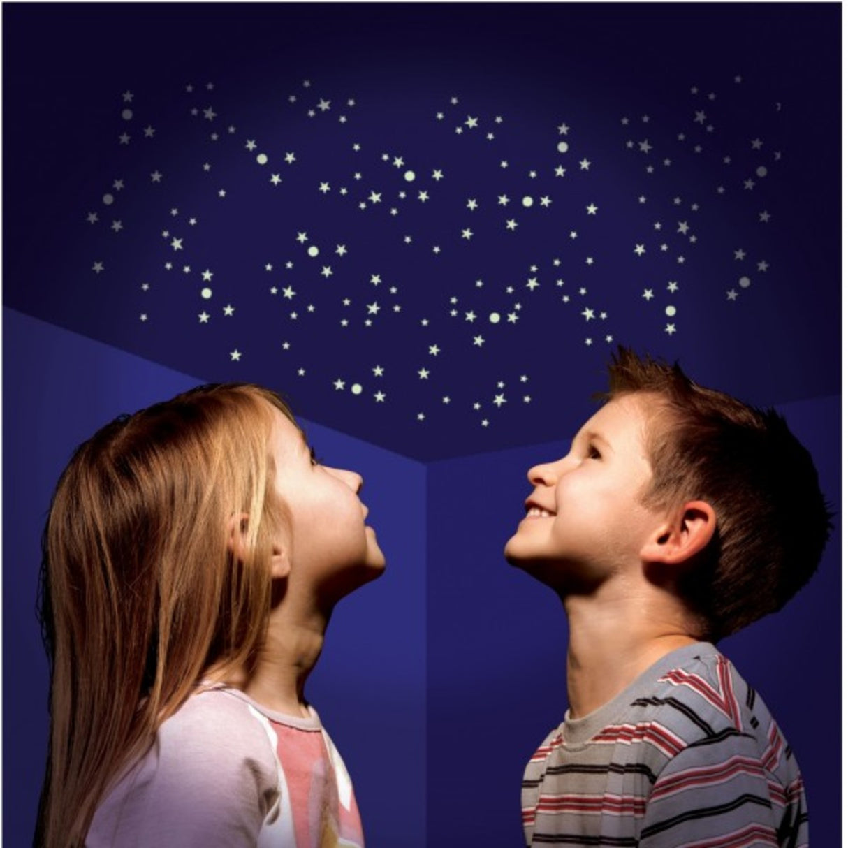 Glow in the Dark Leuchtsticker Sterne