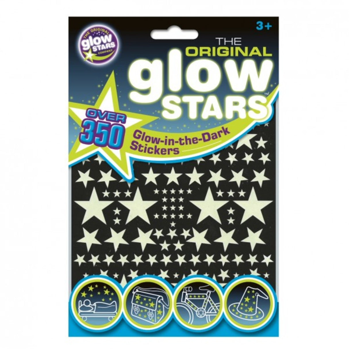 Glow in the Dark Leuchtsticker Sterne