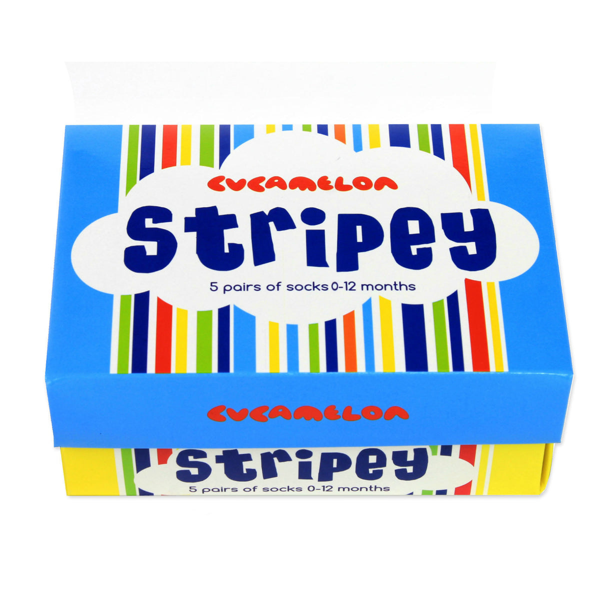 Stripey Cucamelon Socken für Babys (5 Paar)