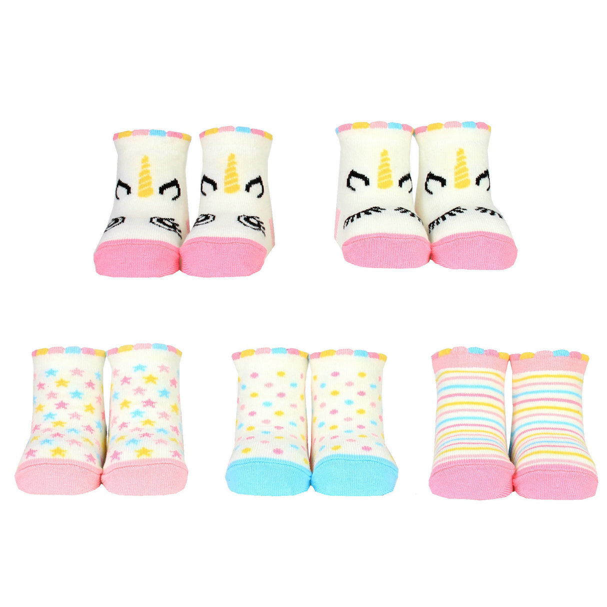 Baby Einhorn Cucamelon Socken für Babys (5 Paar)