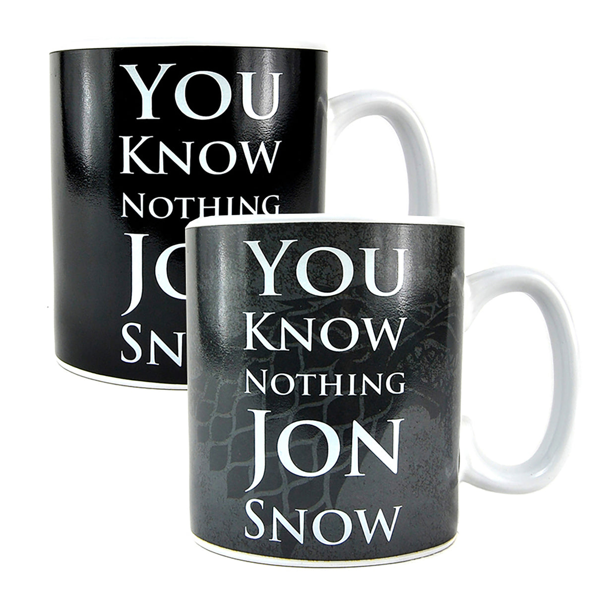 Game of Thrones Jon Snow Kaffeebecher mit Wärmeeffekt