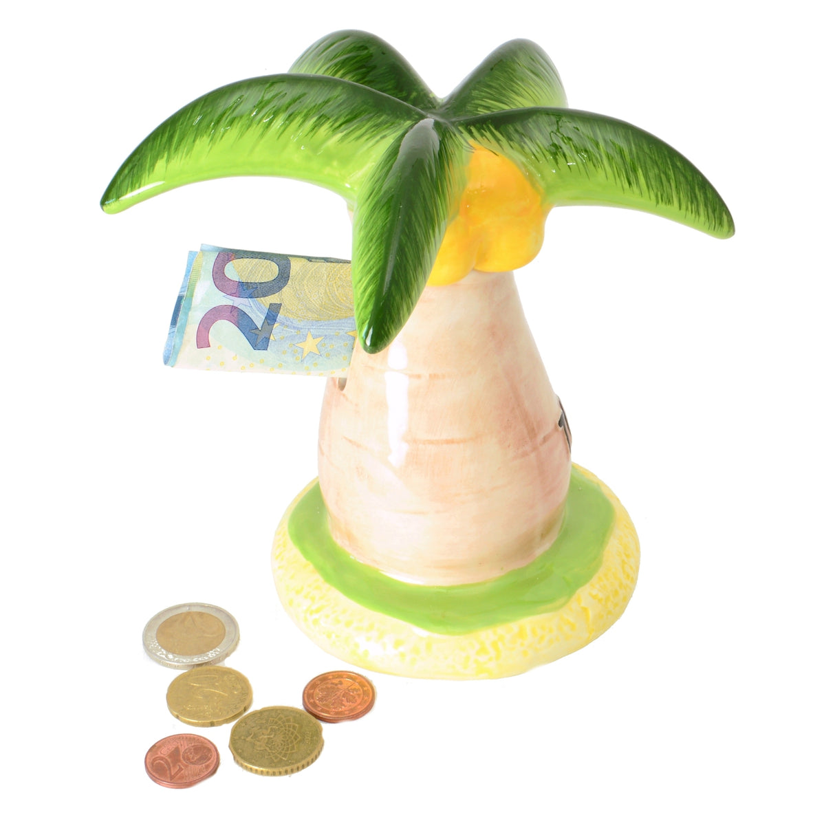 Palme Traumurlaub Spardose