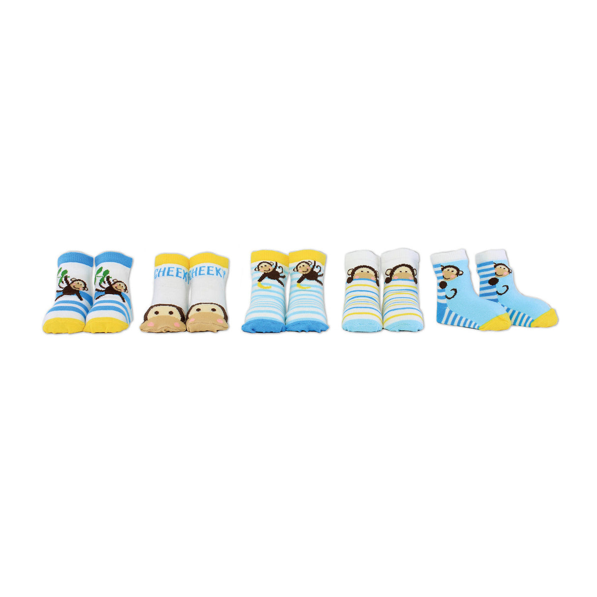 Freches Äffchen Cucamelon Socken für Kleinkinder (5 Paar)