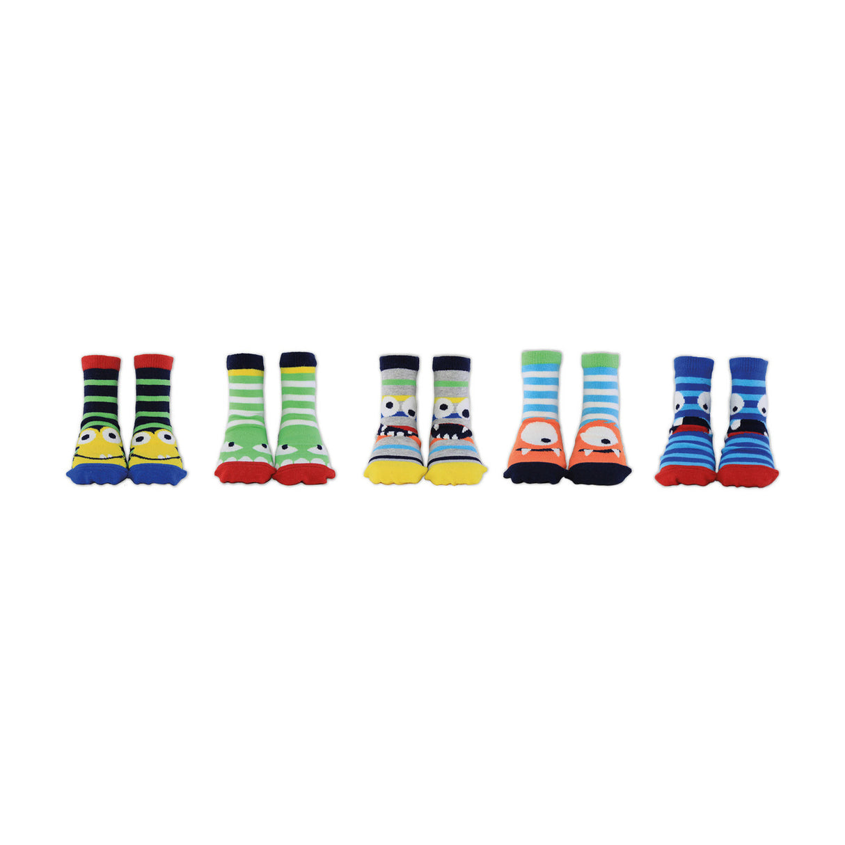 Kleine Monster Cucamelon Socken für Kleinkinder (5 Paar)