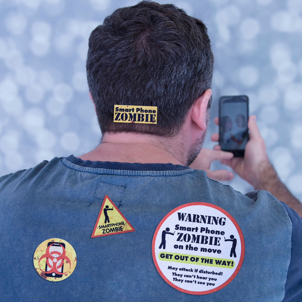 Smartphone Zombie Sticker im 8er Set