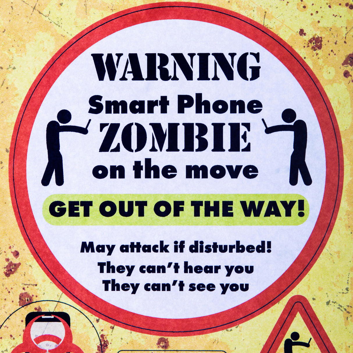 Smartphone Zombie Sticker im 8er Set